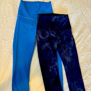 Full lengthy lulu leggings - great colors